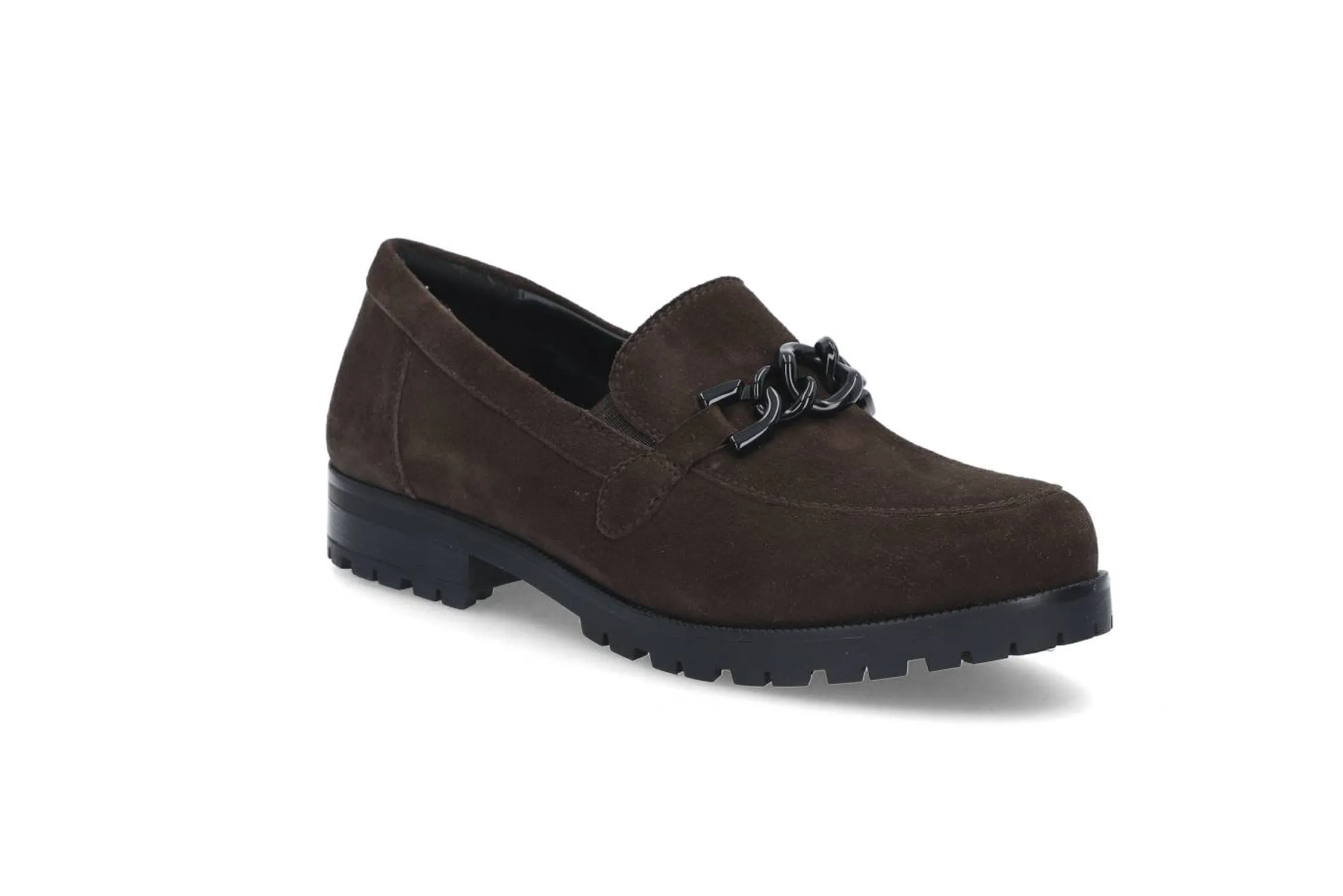 Bekväma loafers i mocka