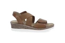 Bekväm sandal i läder