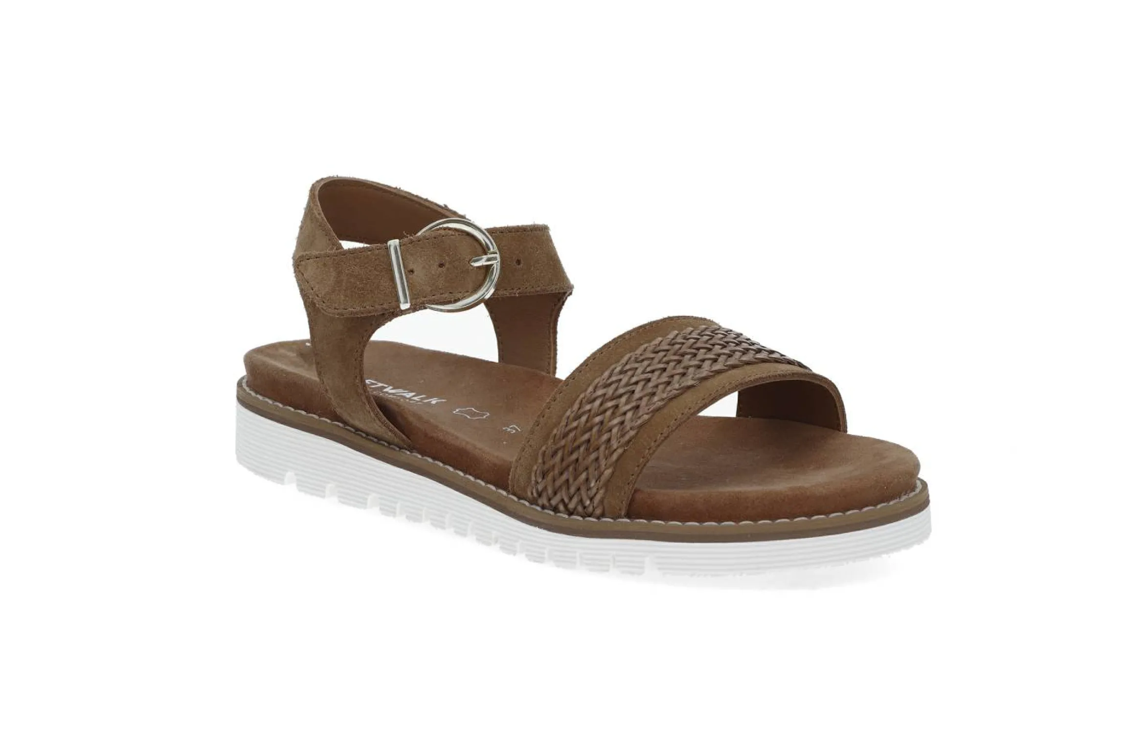 Bekväm sandal i mjukt läder