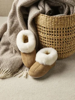 Bekväm toffel med lammepäls