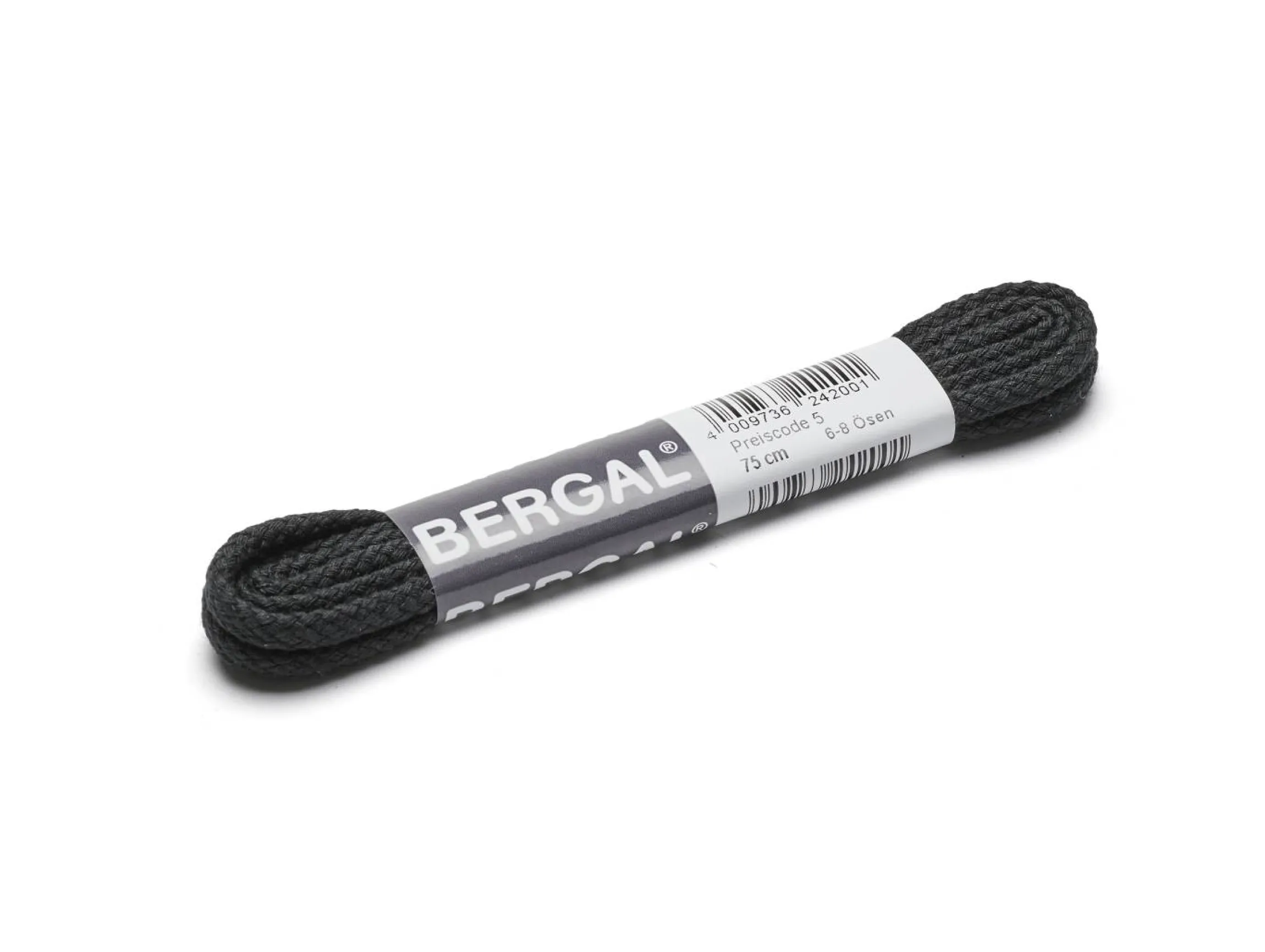 Bergal svarta skosnören