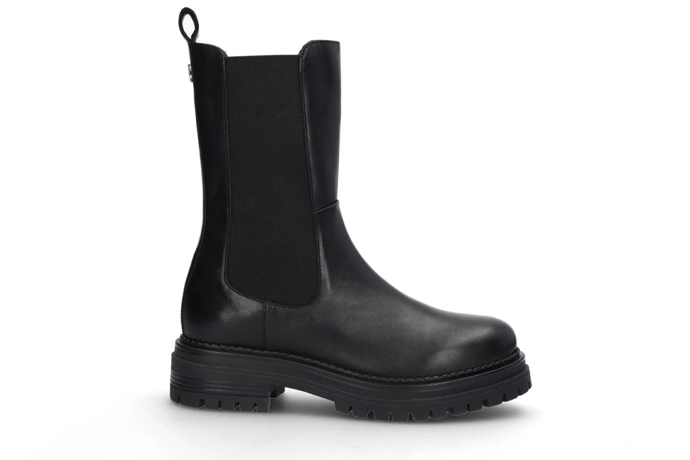 Boots i läder