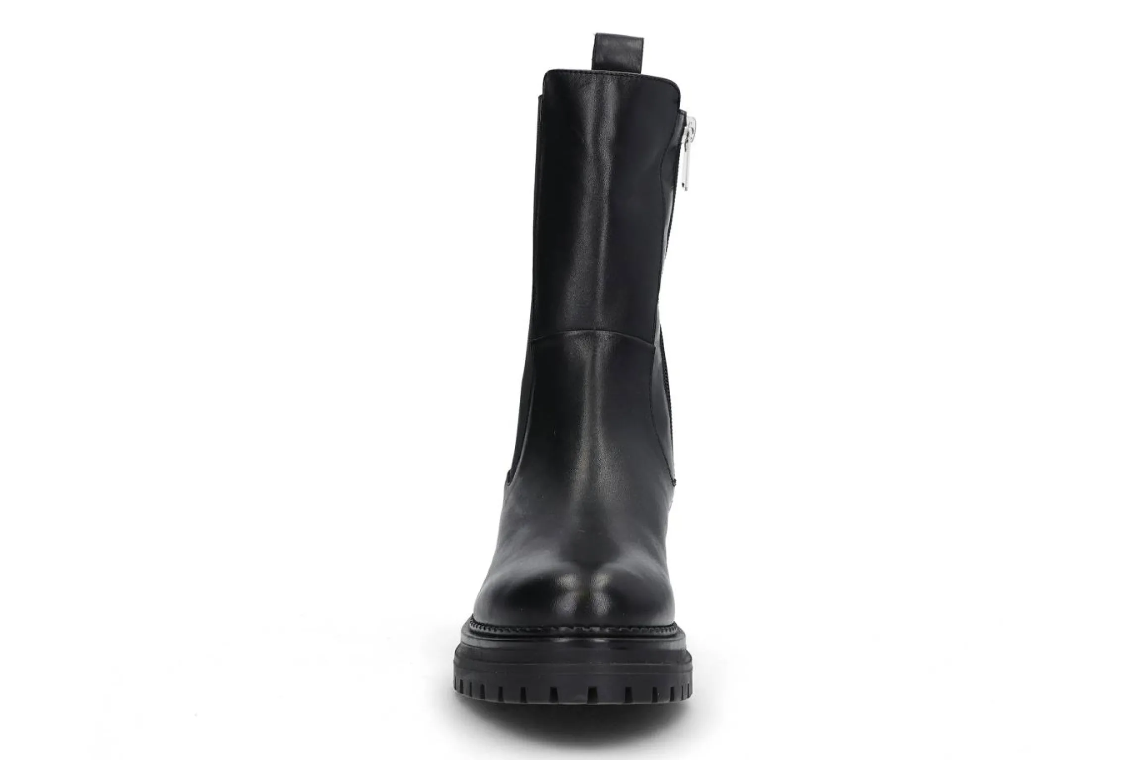 Boots i läder