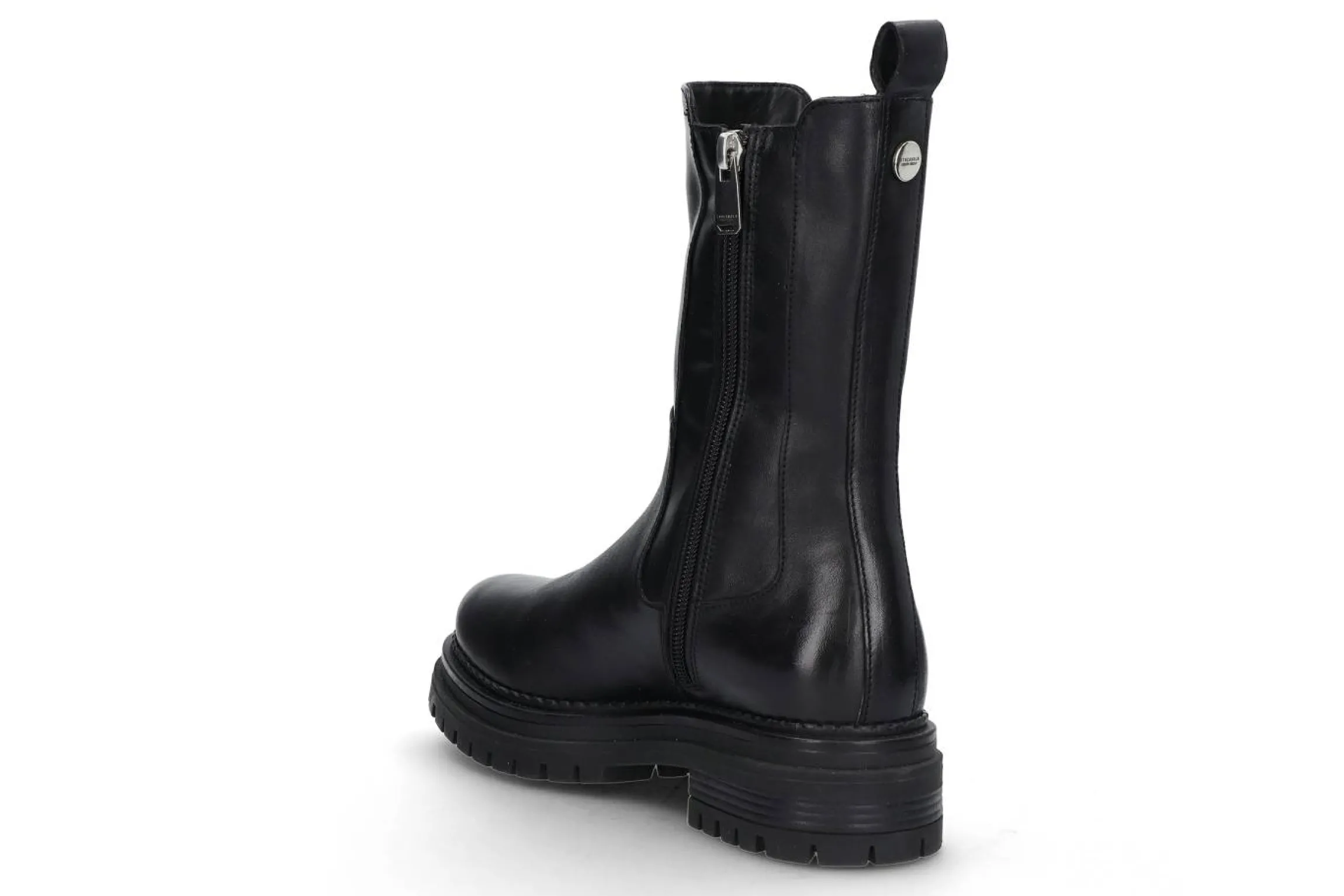 Boots i läder