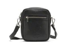 Crossbody väska i robust läder