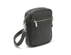 Crossbody väska i robust läder