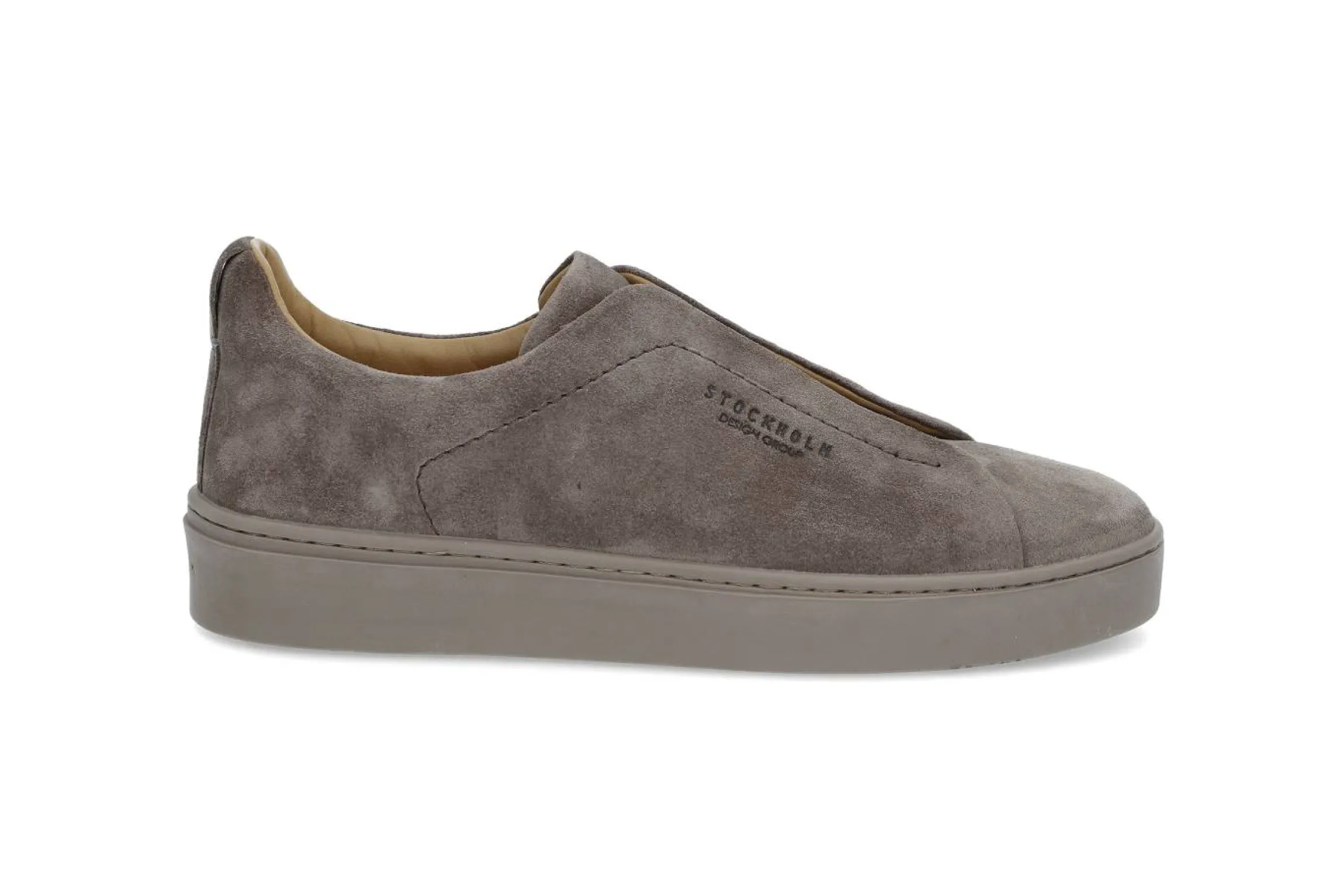Cupsole-sneaker med dolda snören