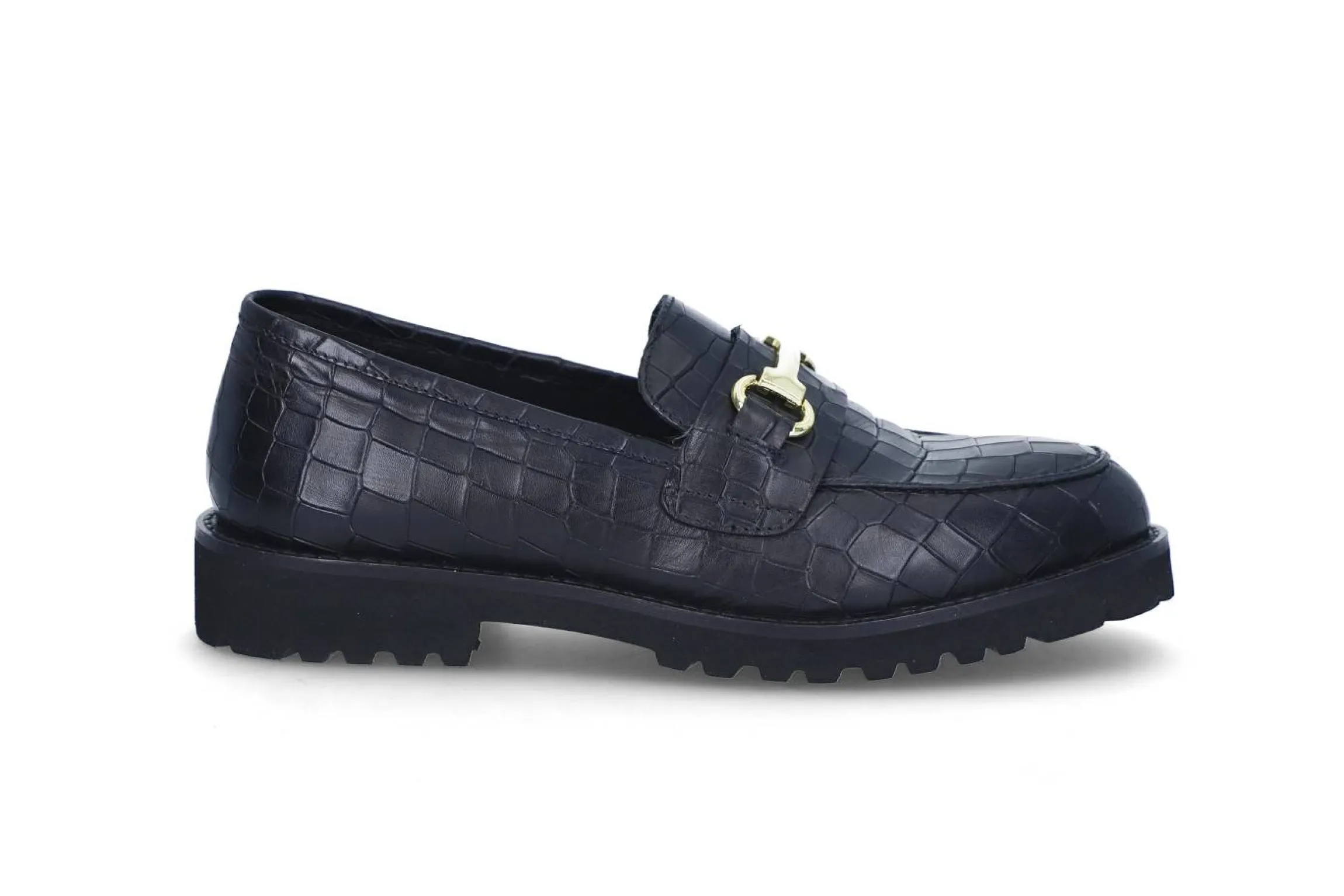 Eleganta loafers i läder