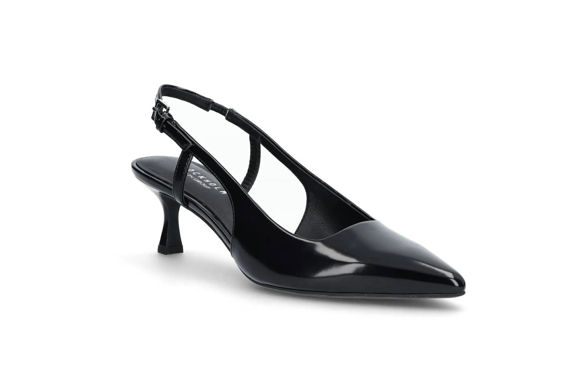 Eleganta slingbackpumps med gelsula