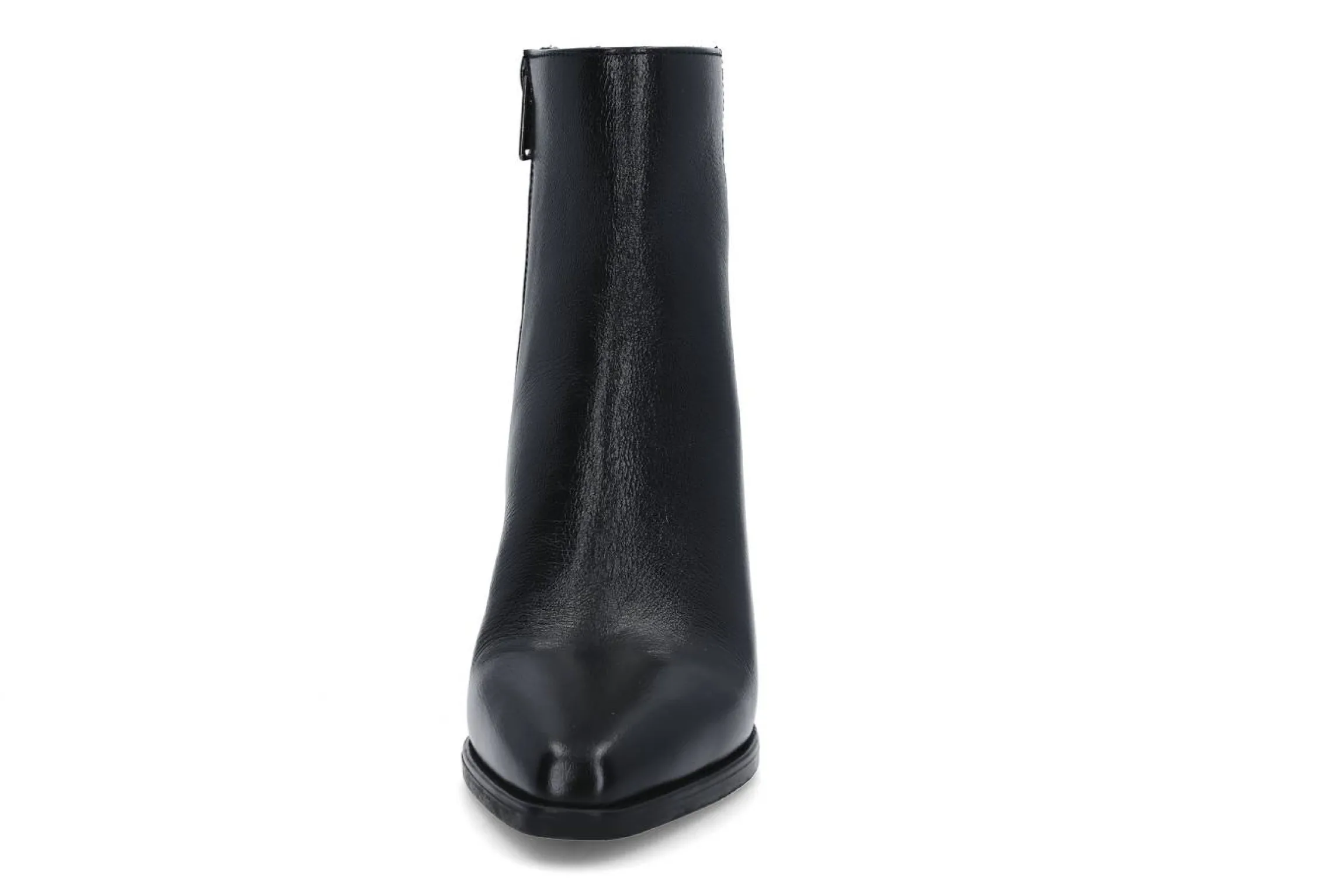 Elegant läderstövlett