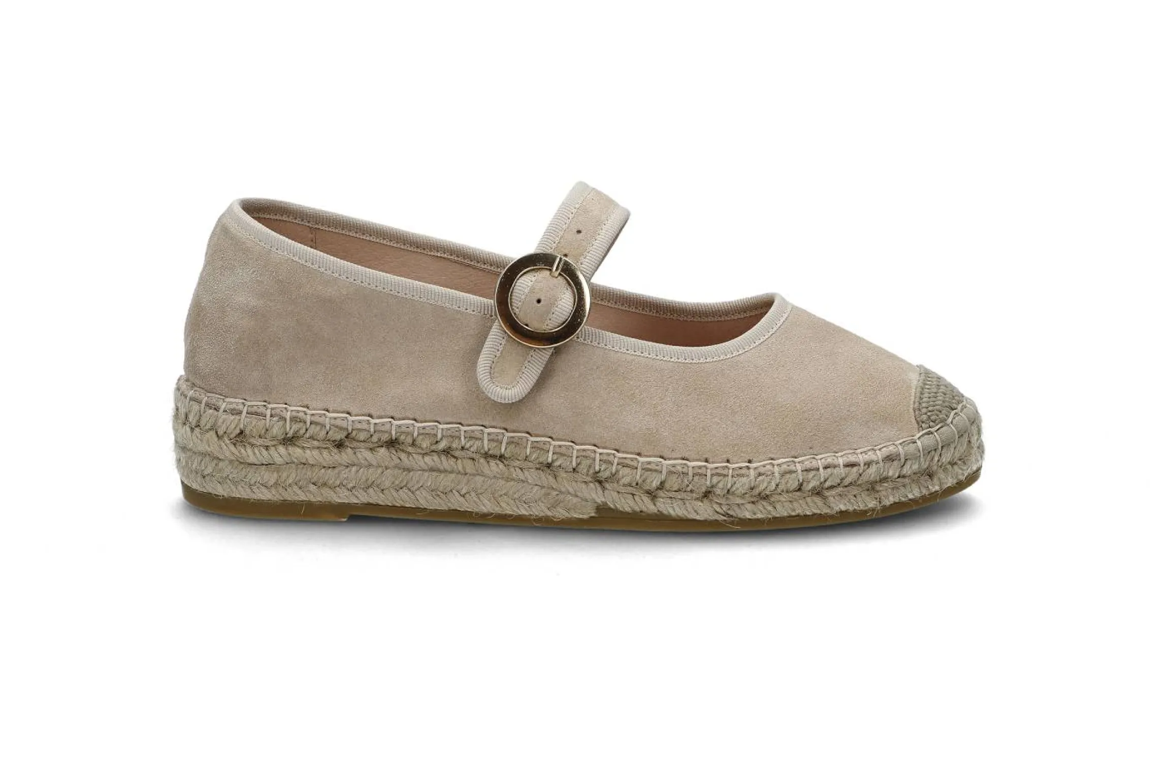 Espadriller i mocka