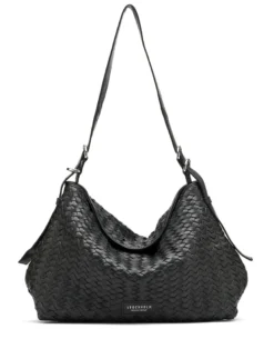 Flätad Tote bag i läder