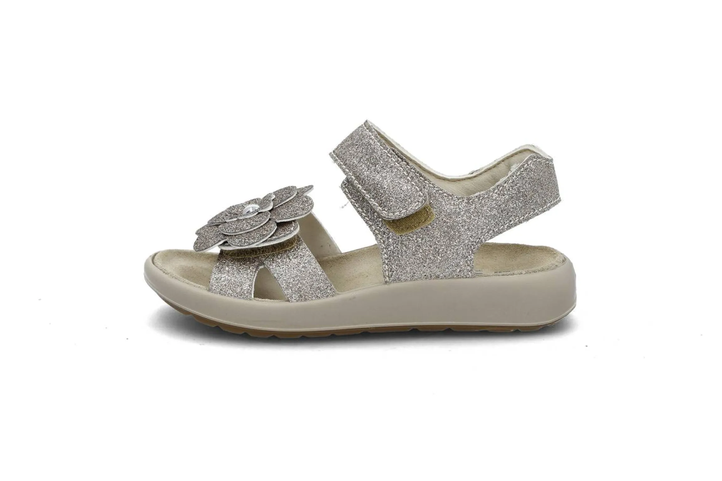 Glittrande sandal