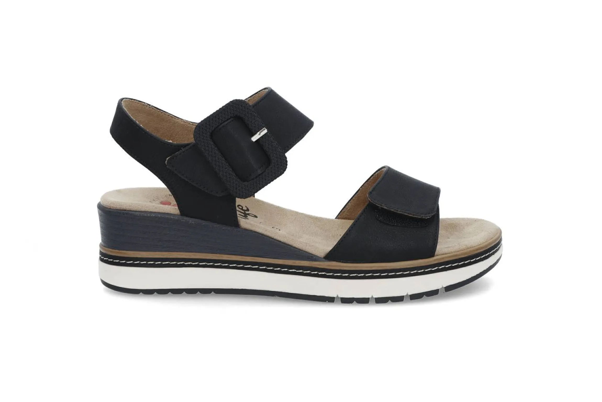 Klassisk och bekväm kilklacksandal