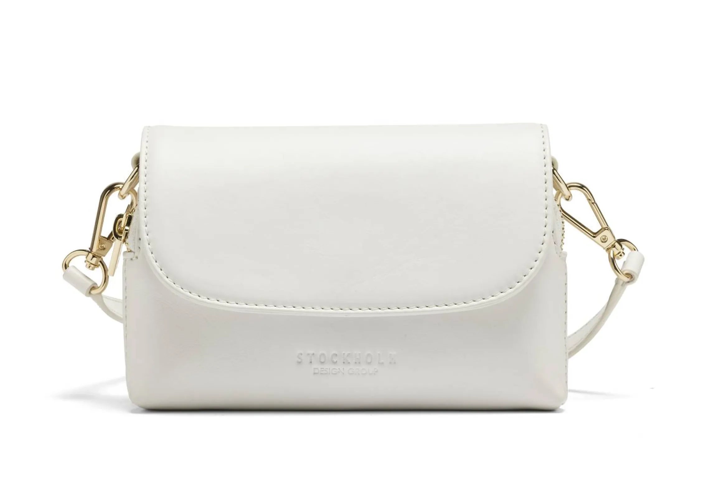 Praktisk crossbody i läder