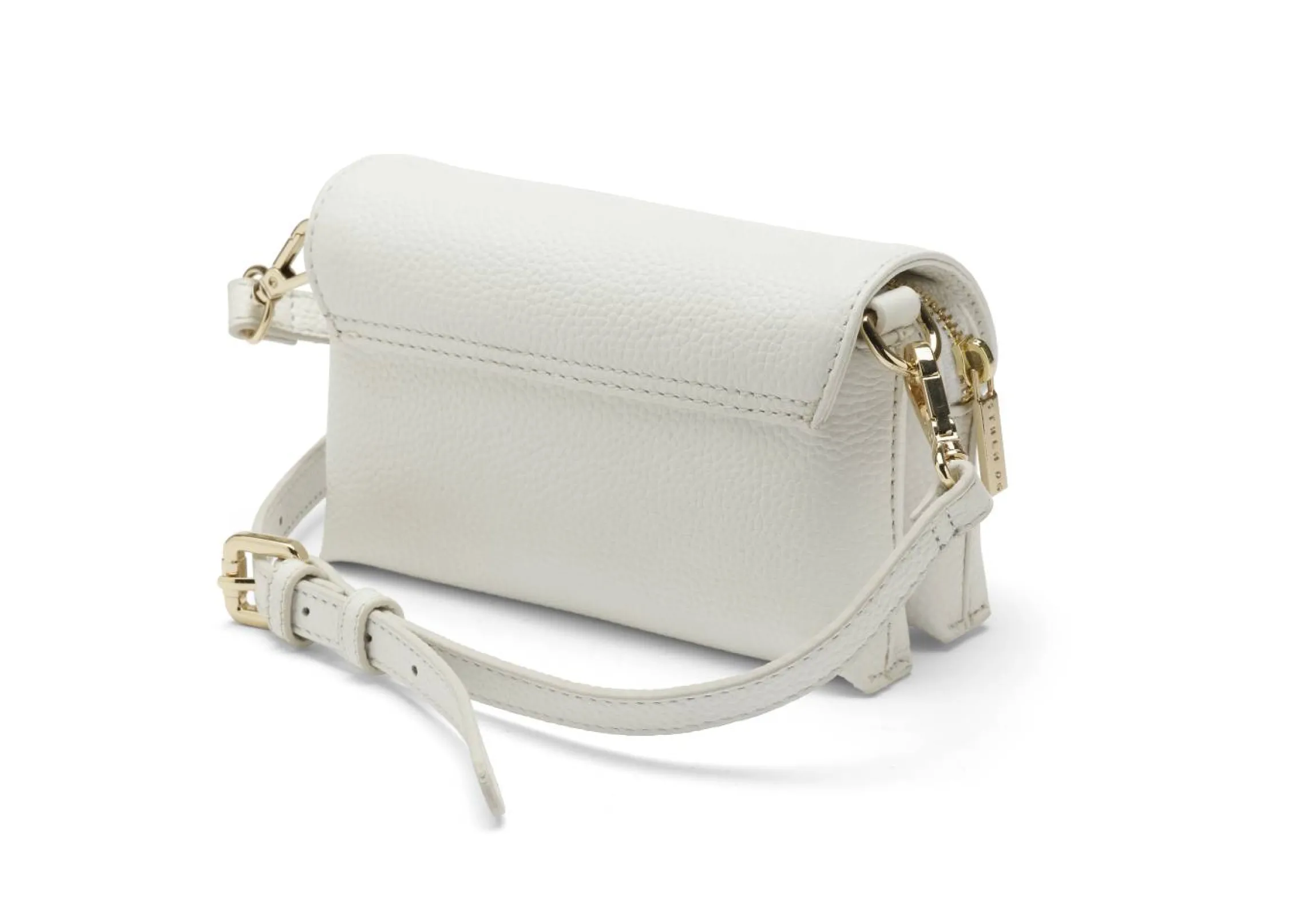 Praktisk crossbody i läder