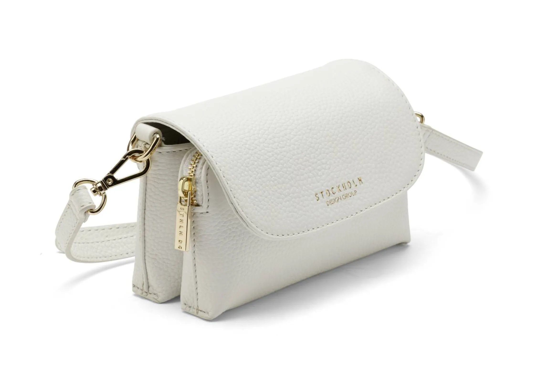 Praktisk crossbody i läder