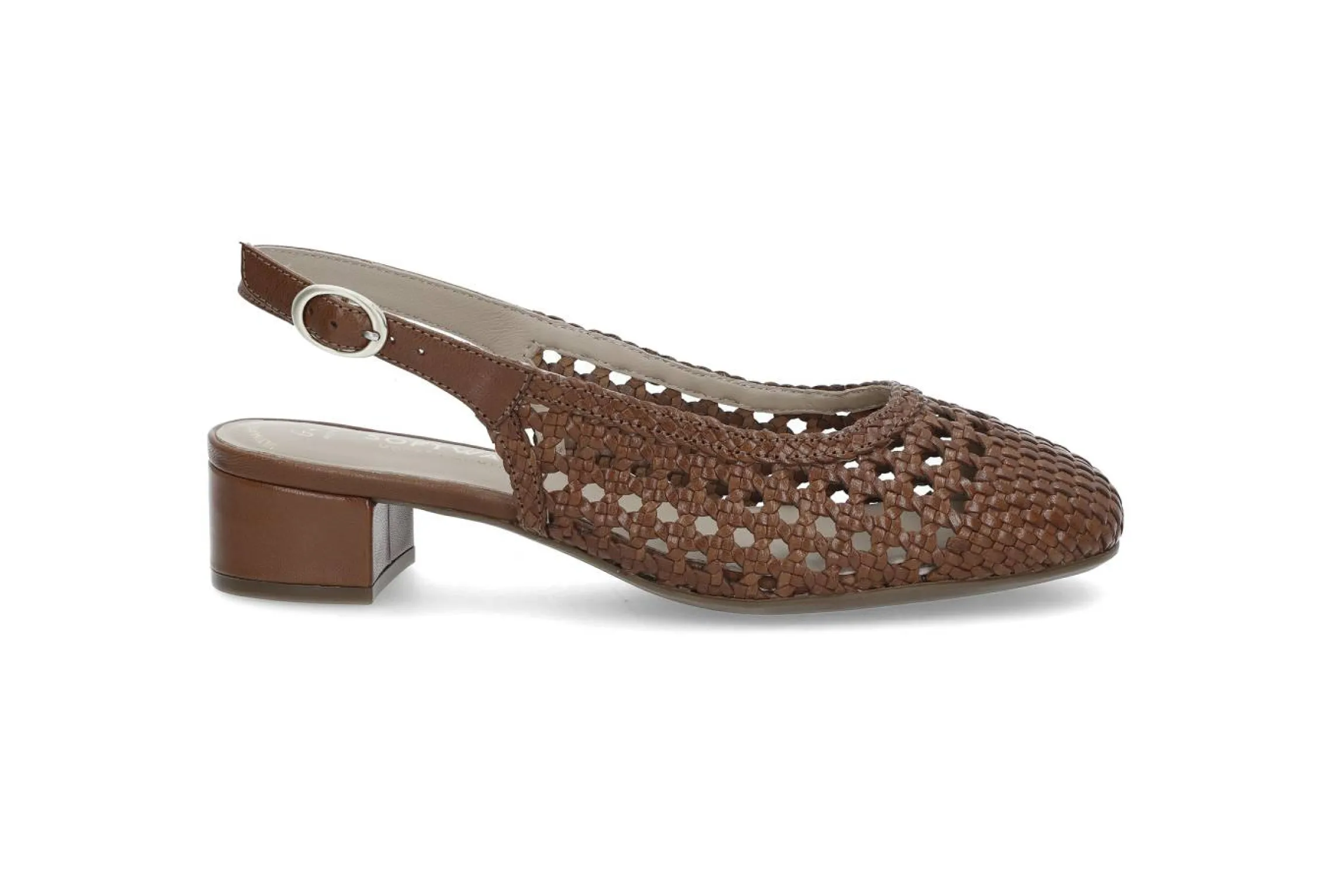 Sammanflätad slingback