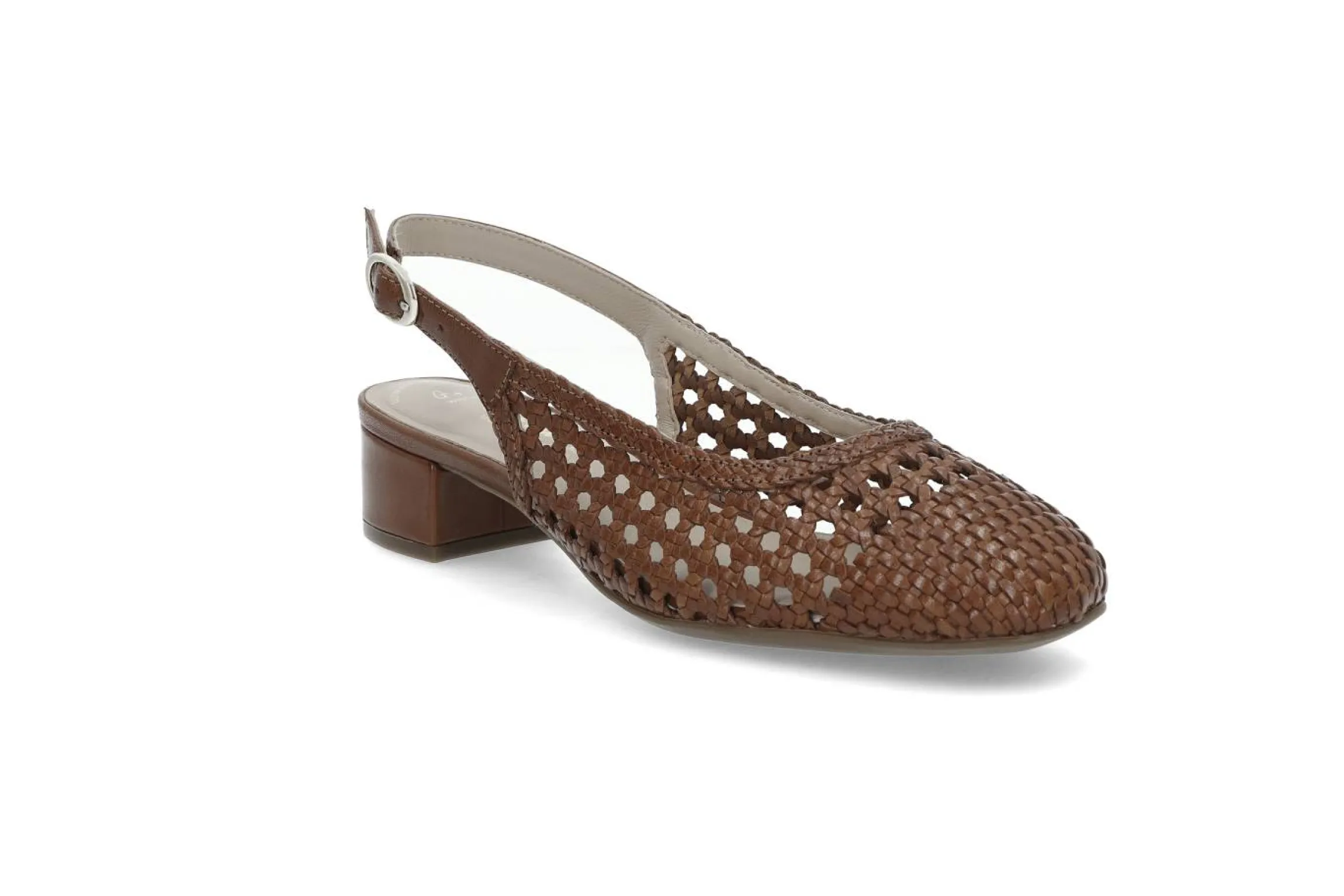 Sammanflätad slingback