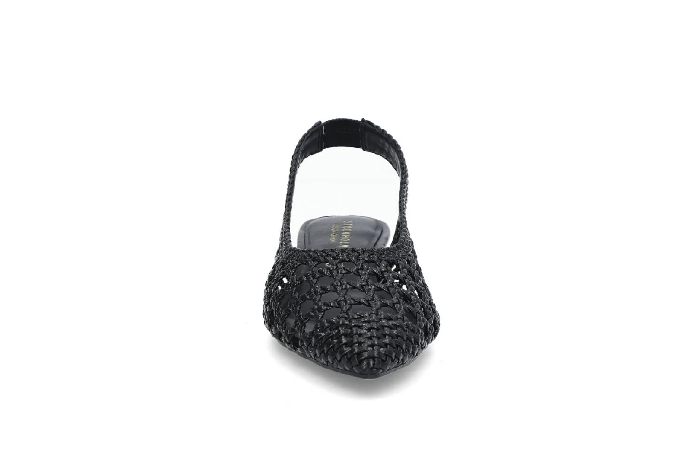 Sammanflätad slingback Pumps