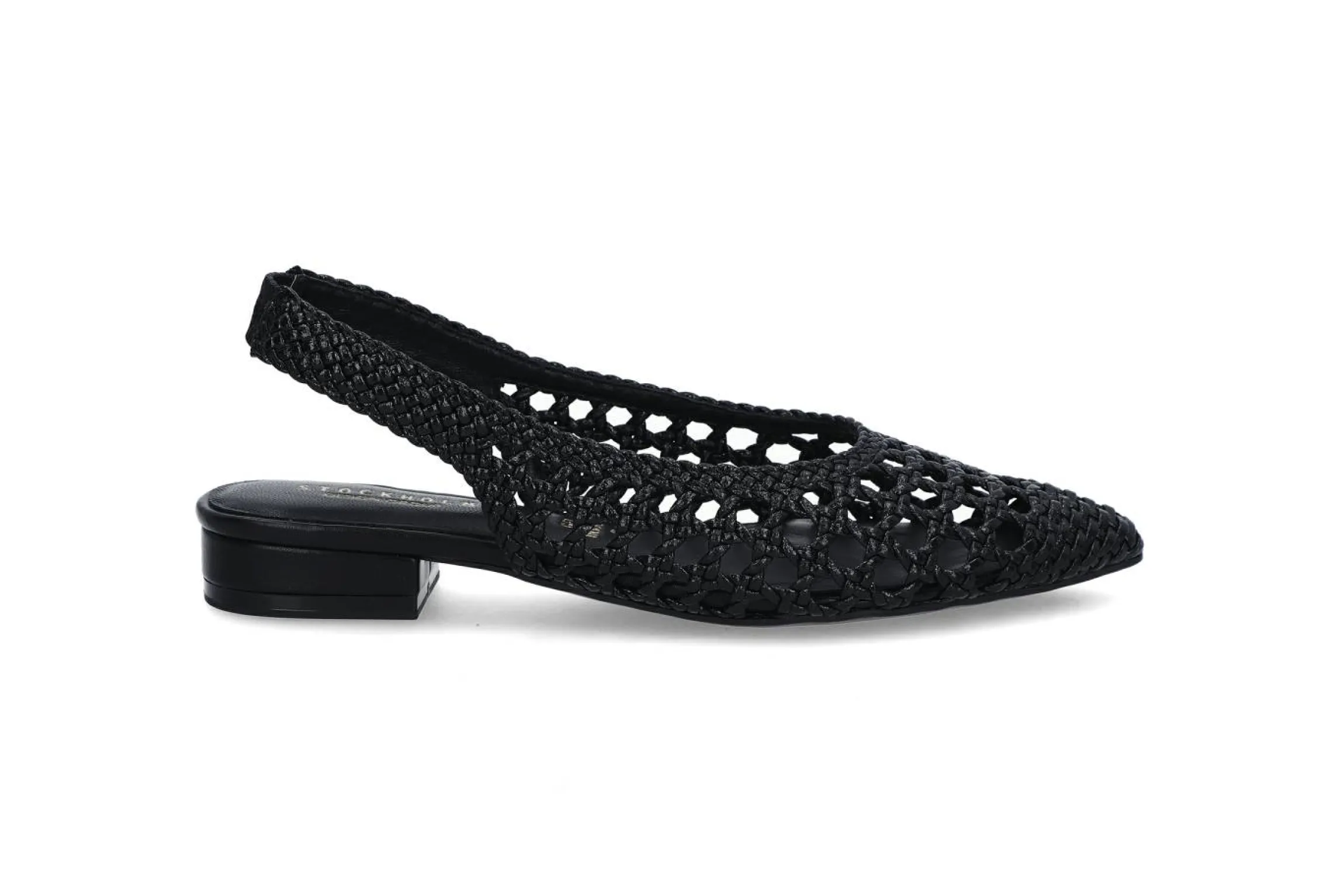 Sammanflätad slingback Pumps