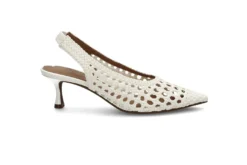 Sammanflätad slingback Pumps