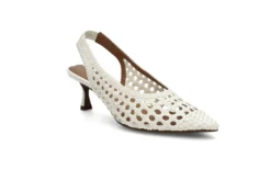 Sammanflätad slingback Pumps