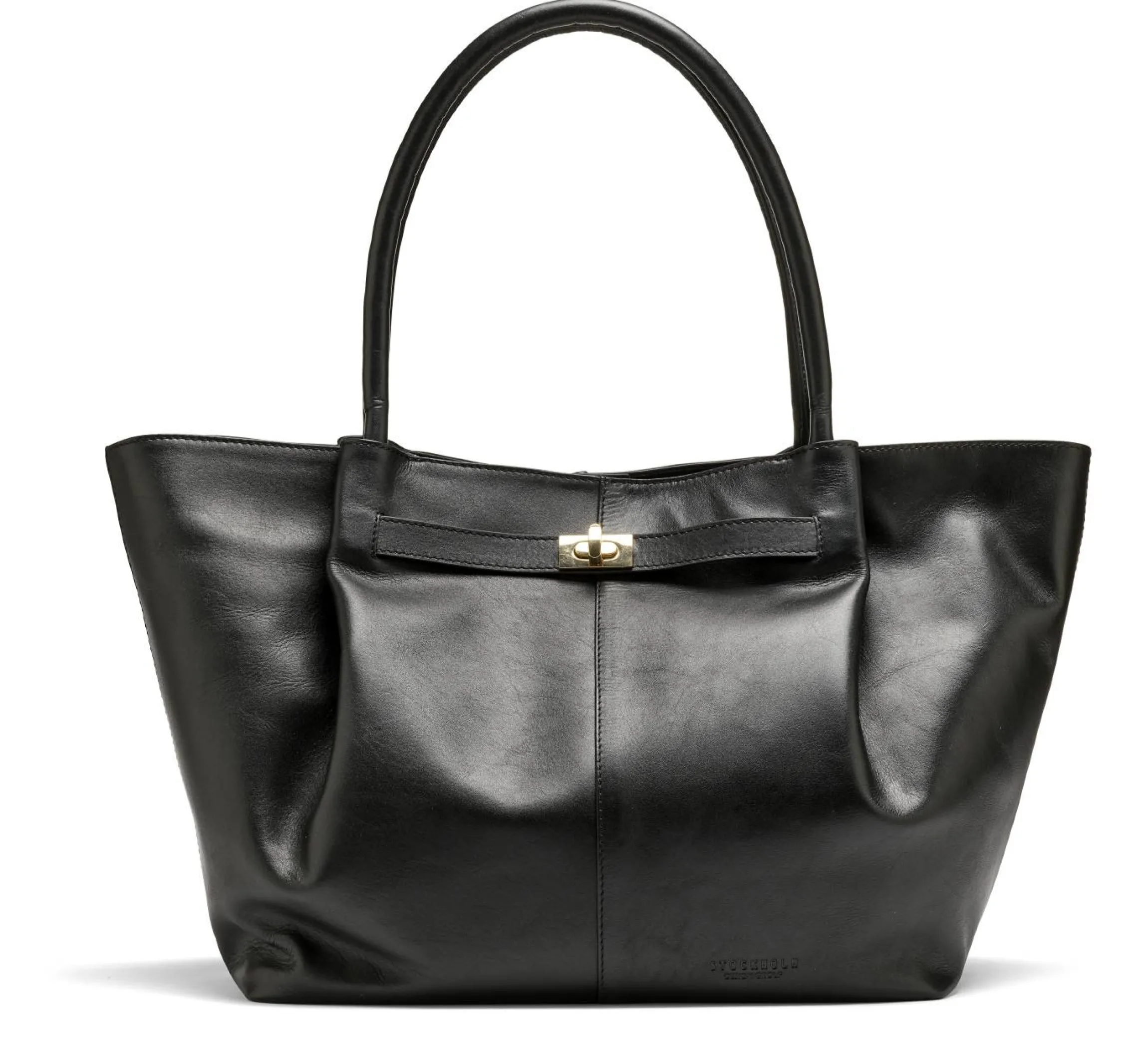 Snygg tote bag i läder
