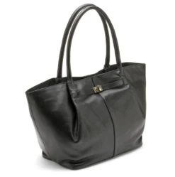 Snygg tote bag i läder