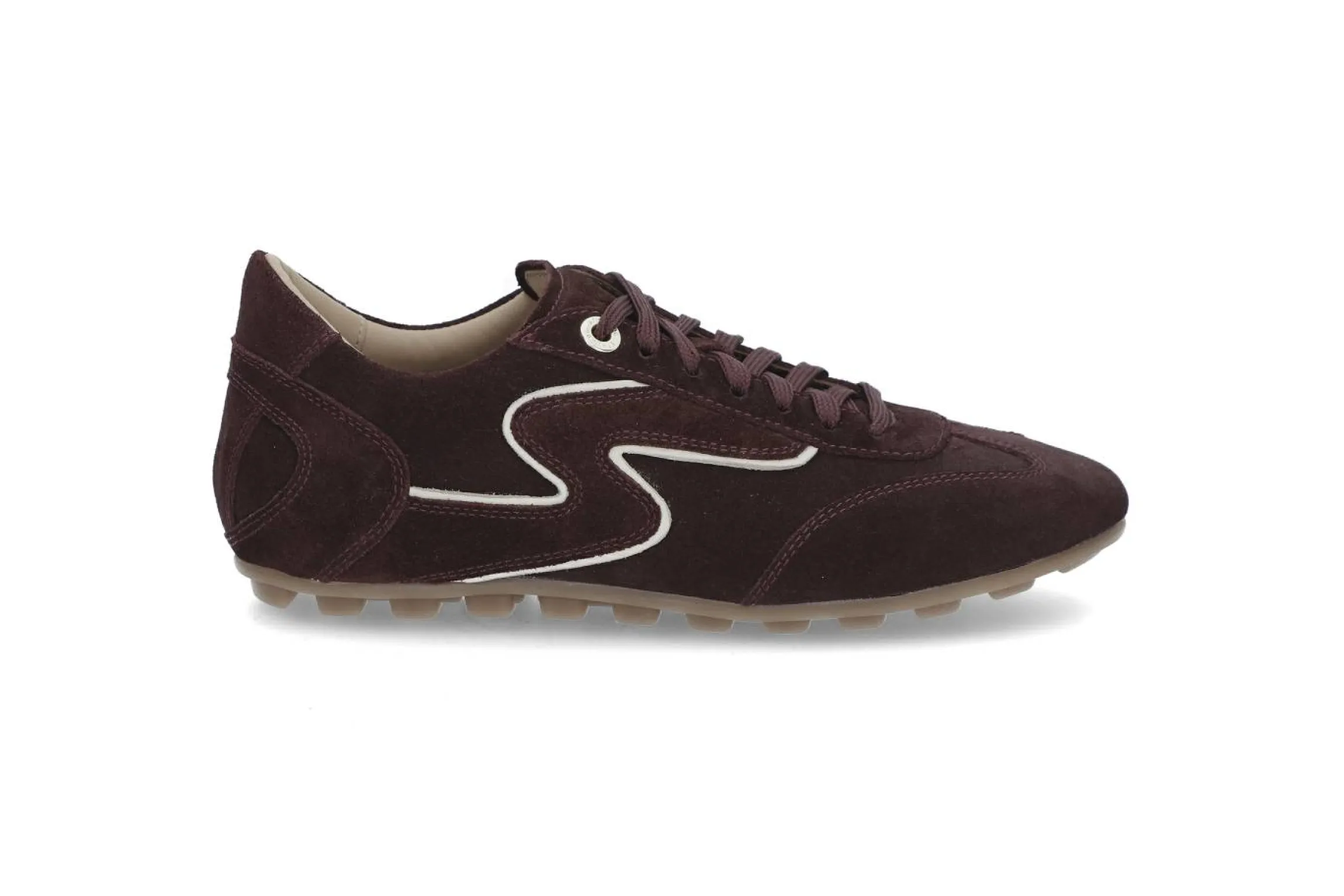 Sportiga sneakers i mocka