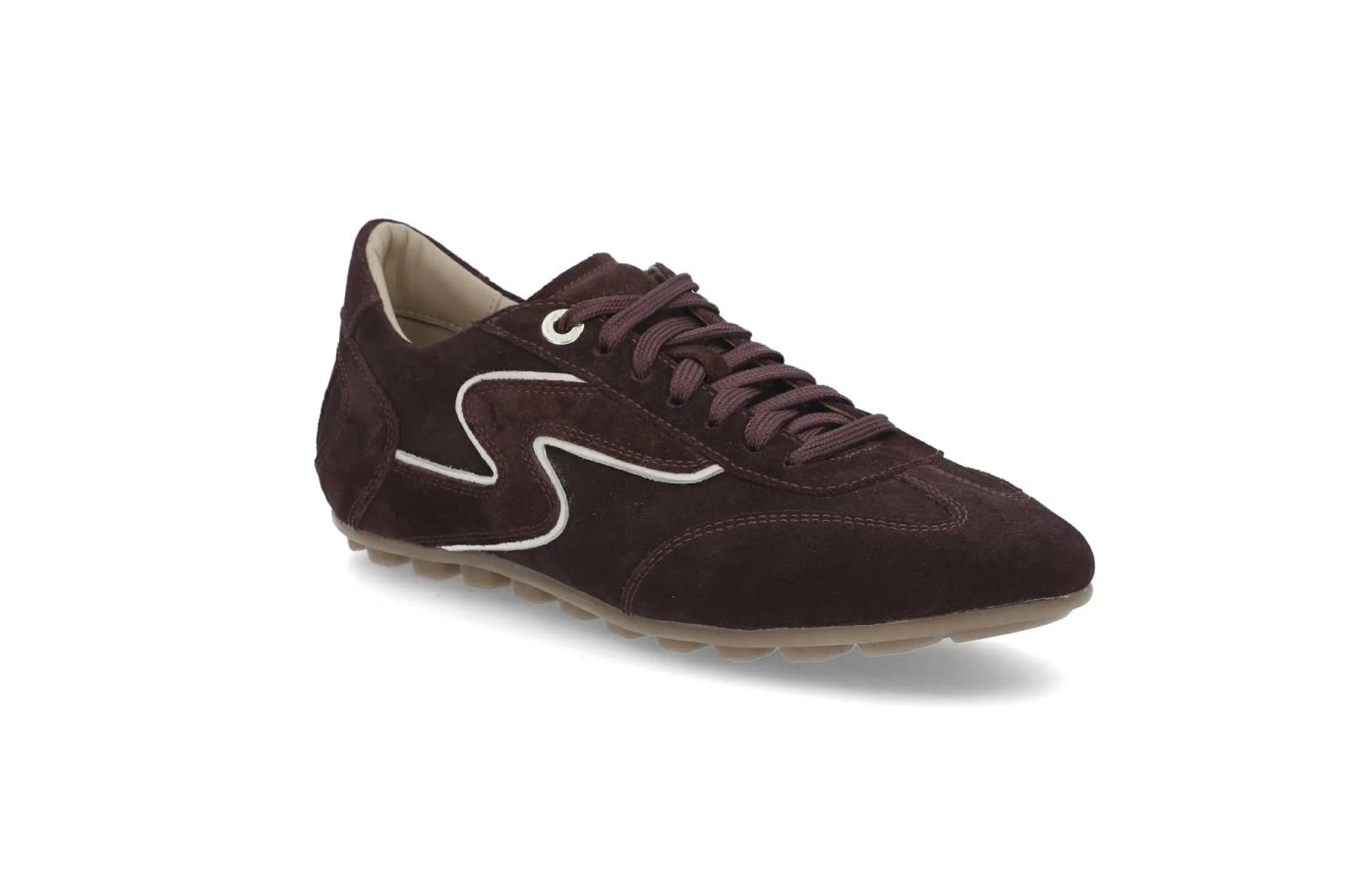 Sportiga sneakers i mocka