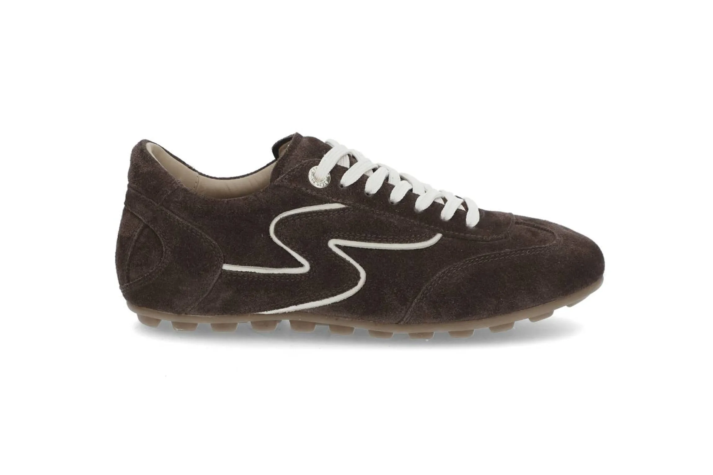 Sportiga sneakers i mocka