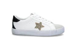 Sportiga sneakers med glitter
