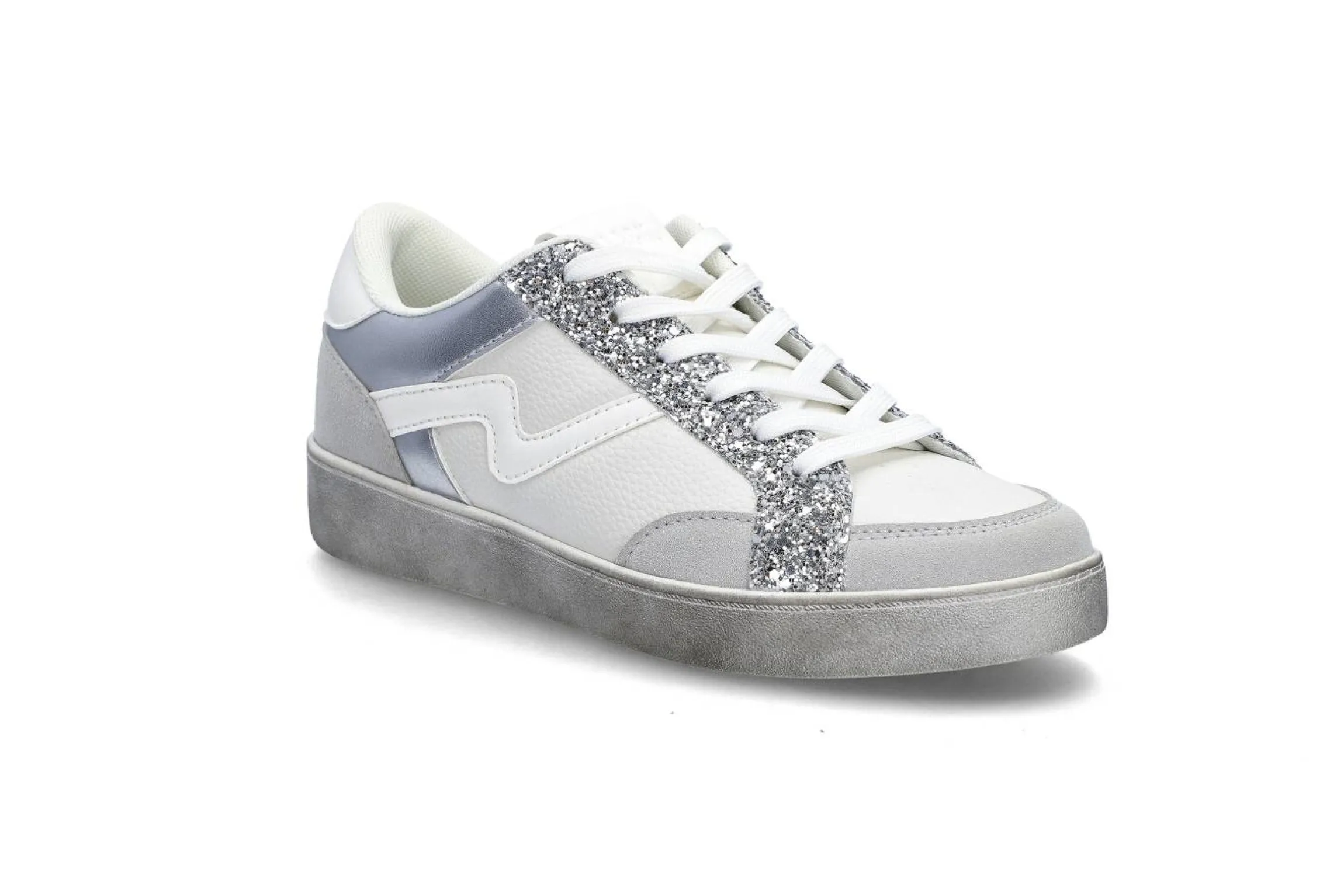 Sportig sneaker med glitter