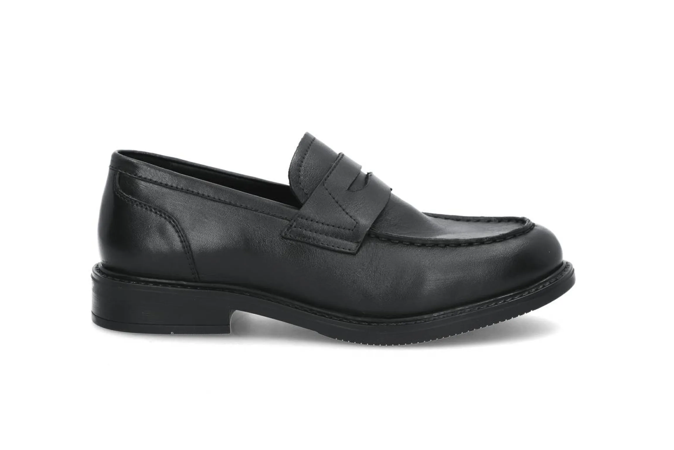 Tidlösa loafers i läder